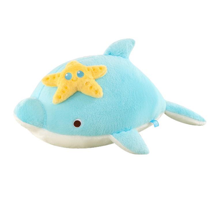 Cute Dolphin Plush Toy - Soft Marine Animal Pillow & Sleep Companion for Children