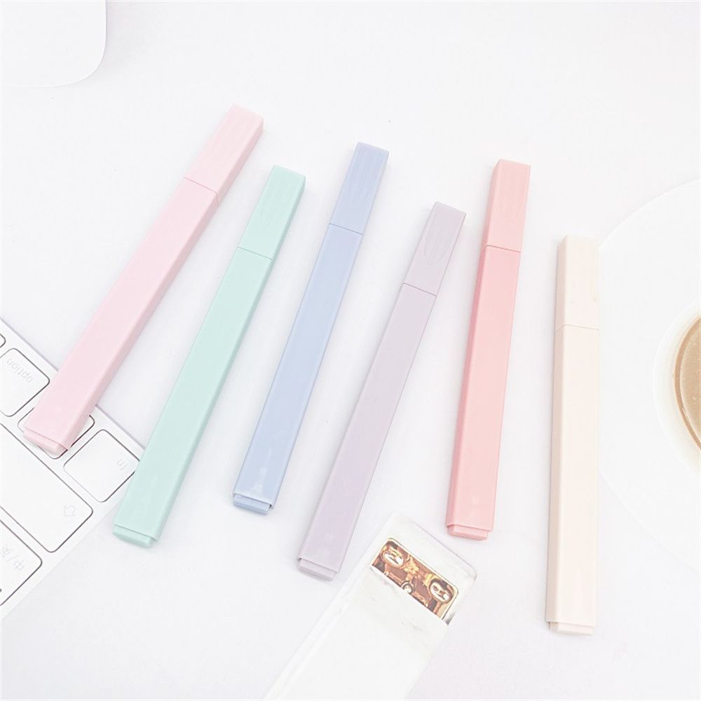 School Supplies Stationery Use Marker Highlighter Pen Light Eye-protector Color Pen Morandi Color