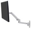 ERGOTRON LX Monitor Wall Supports Up To 34 Inches VESA Product Arm, Mount, White, (3.2-11.3 Kg), Compatible, Number 45-243-216