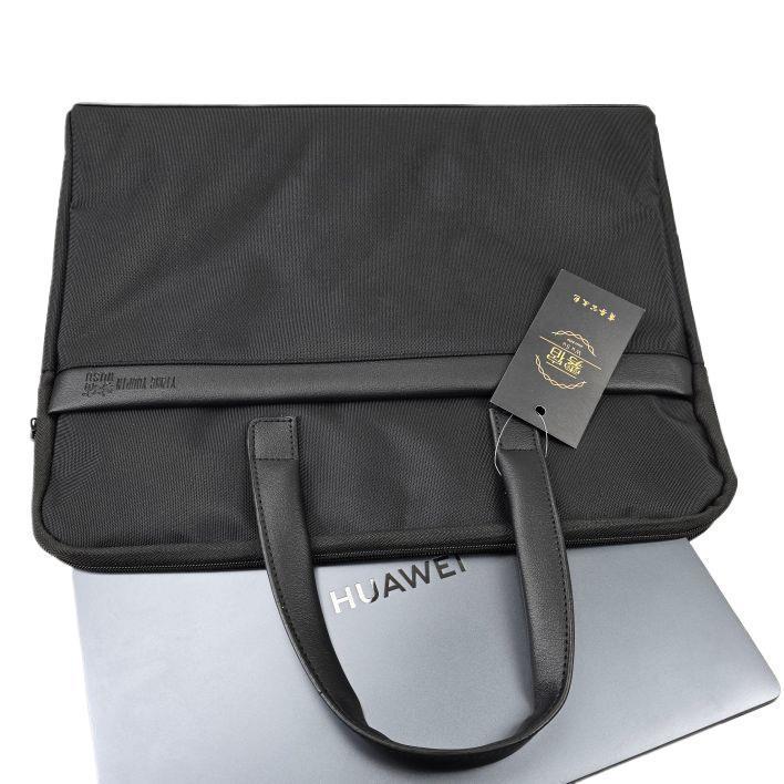 Premium Executive Leather Briefcase for Men - Laptop Handbag Sleeve