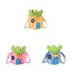 Mini Knit Pineapple Crossbody Bag With Flap Closure For Casual Daily Use