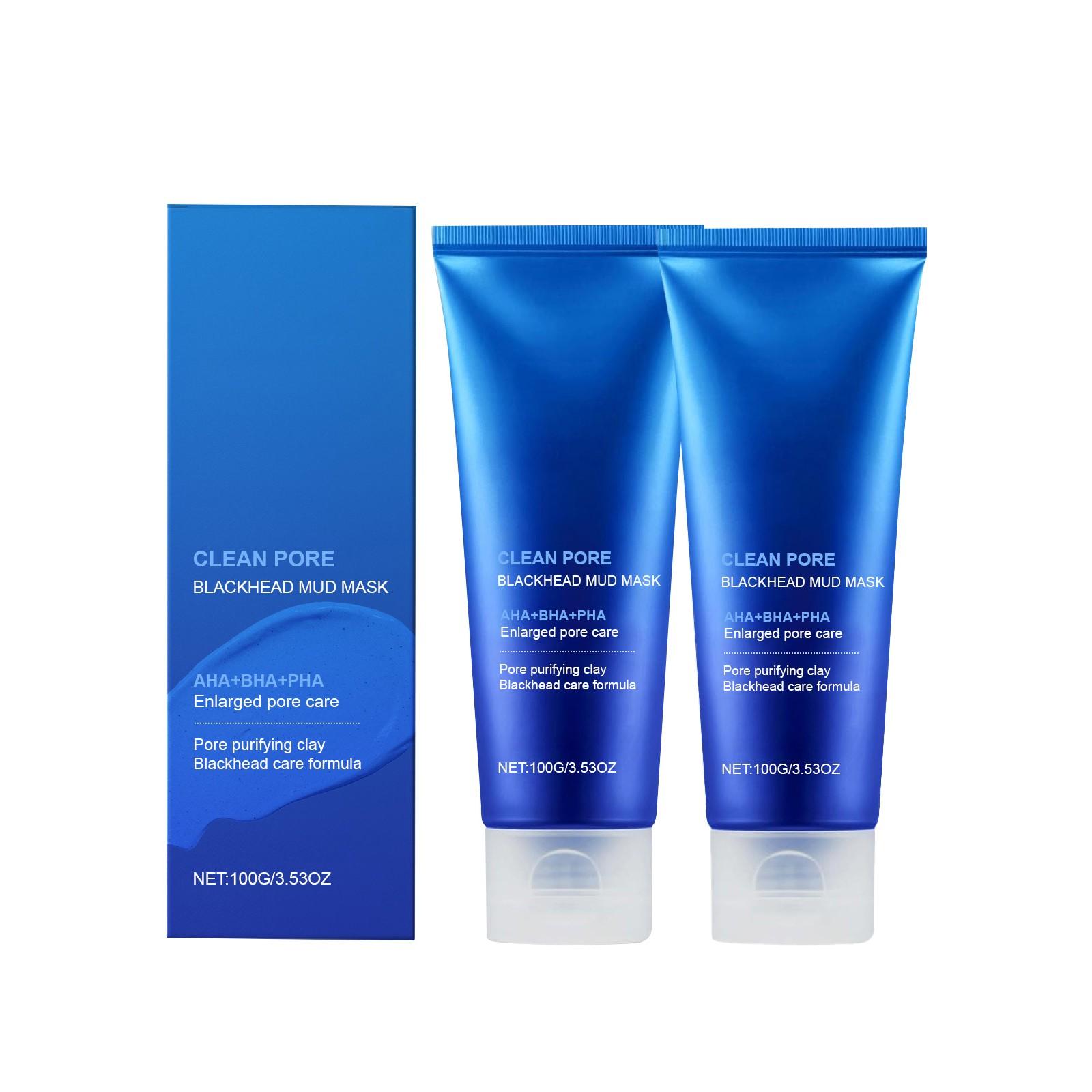 

Очищающая маска из азелаиновой грязи Мягко удаляет черные и белые угри, сужает поры, жир, восполняет запасы воды и увлажняет Очищающее средство для лица 100 г*1/2/3 One Size