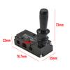 Hand Pull Lever Valve Pneumatic Air Valve 4H210-08 5 Port 2 Position 1/4In PT Control Five Way Manual Valve Tool Part