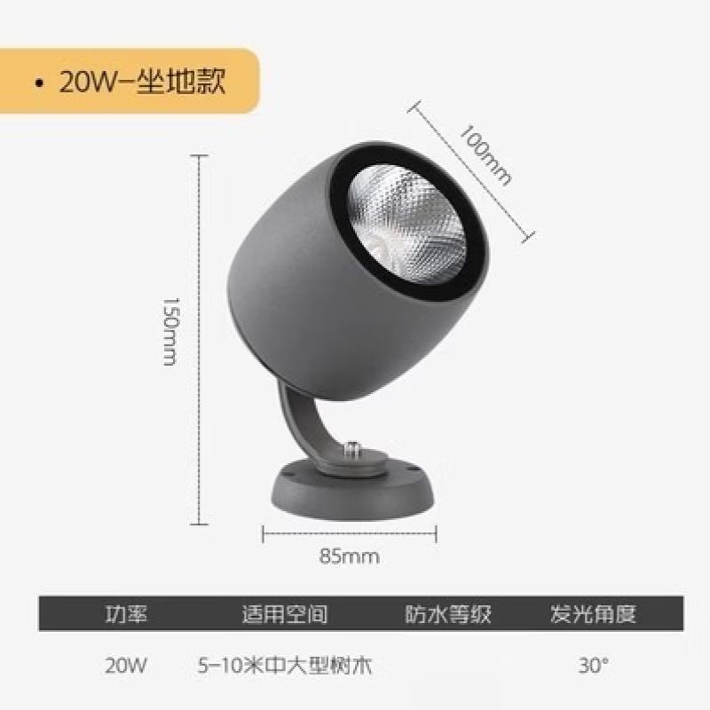 Lishi 20W LED Outdoor Garden Floodlight