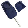 Key Shell for Fiat Panda Bravo Qubo Grande Punto Idea Stilo - 2 Buttons Blue - Remote Fob with Blade Phonillico®