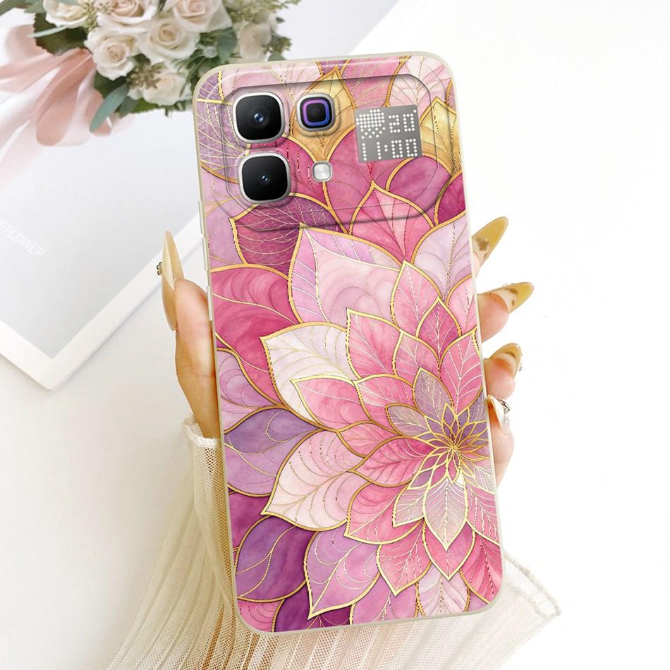 For Infinix Note 60 Pro Note60 Cute Cat Flower Cartoon Phone Case For Infinix Note 60 60Pro 5G Soft Silicone Covers Bumpers