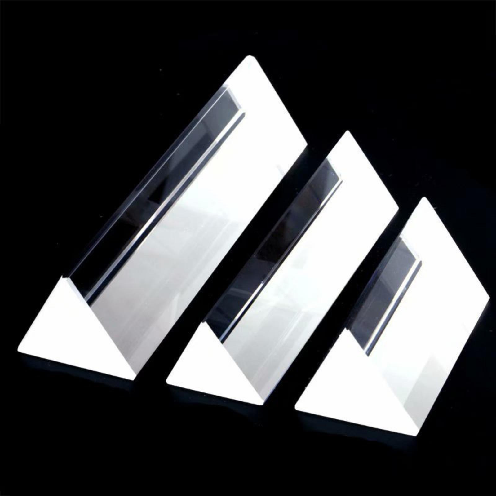 

Optical Triangular Student Science Teaching Equipment K9 Crystal Children s Toy One Size білий