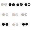 Multuse Pearls Buttons For Clothing Resin Bead Buckle Easy To Sewing For Shirts Dresses And Coat All Matching Garment