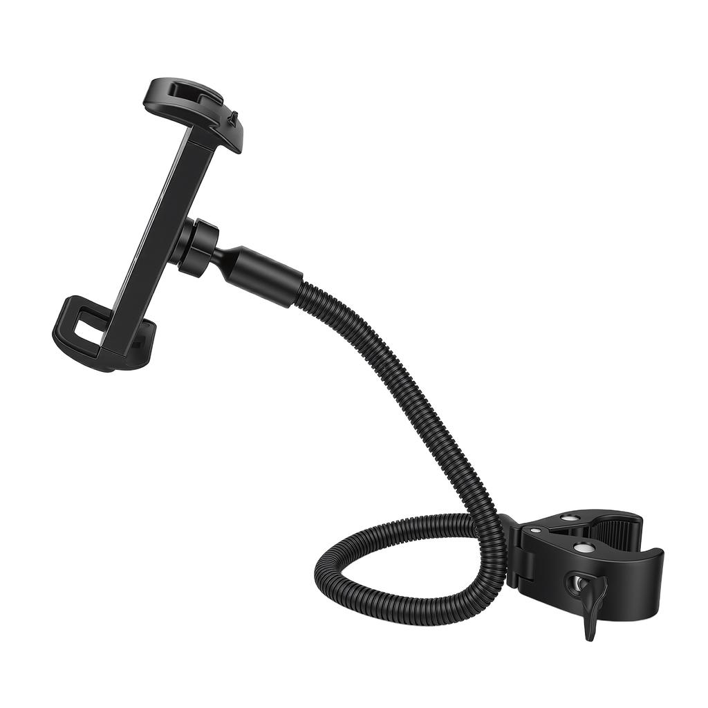 Soporte para Teléfono de Cuello de Cisne Brazo Flexible Ajustable Soporte para Teléfono Compatible con Cochecito Bicicleta la Mayoría de Manillares