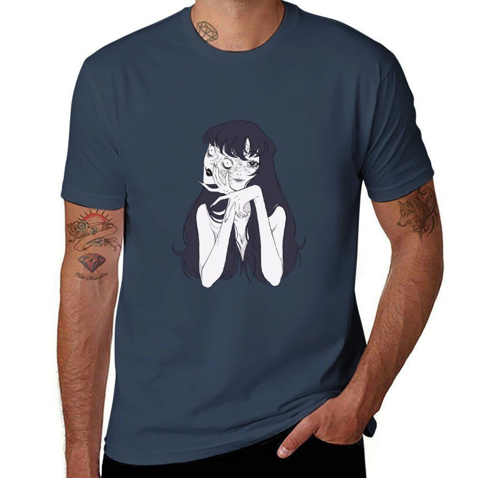 Tomie TShirt Plus Size Basic Short Sleeve Top S