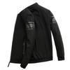 Stehkragen Langarm Reißverschluss Taschen Herren Jacke Frühling Herbst Dünner Stil Einfarbig Slim Baseballjacke Mantel