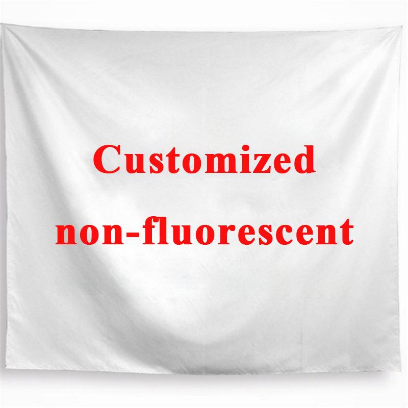 

Custom Bohemian Tapestry Wall Hanging, Hippie Sun & Moon Design, Fluorescent Skull Print, Dorm Room Decor, Free Design & Samples 95X73Cm