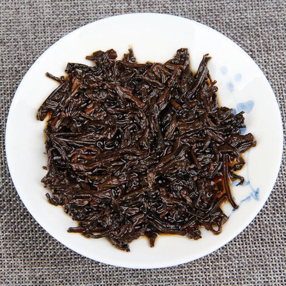BI CHA BI * 2005 Yunya Spring Pu Wen Puer Tea Aged Shu Pu Er Ripe Cake 357g-