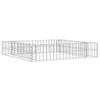 Vidaxl Raised Gabion Planter, Galvanized Steel, 100X100X20 Cm