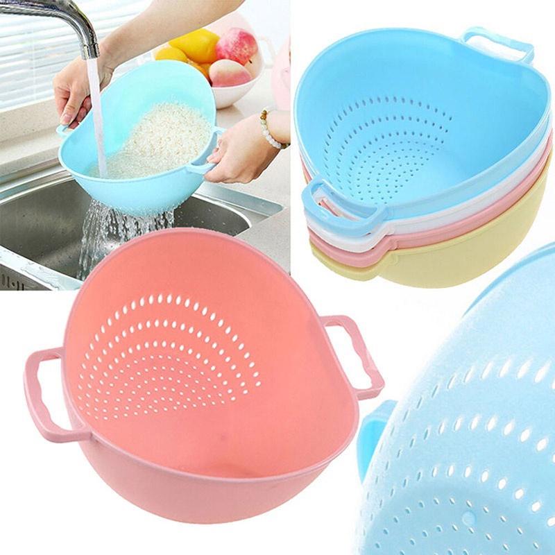 Strainer Rice Washer Kitchen Tools Vegetable Cleaning Container Basket Pretty