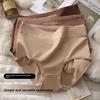 Ladies Spring and Autumn Cotton Breathable Antibacterial Crotch Belly Pack Hip Hip High Waist Triangle Briefs