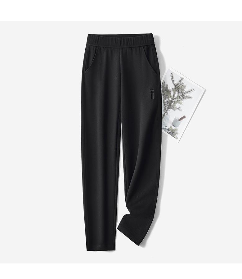 High-Waisted Women's Summer Harem Pants - Loose, Straight-Leg, Nine-Point Casual Trousers
