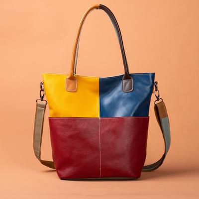 Genuine Leather Ladies' Handbag Retro Single-shoulder Crossbody Bag Versatile Cowhide Women's Bag Tote Bag