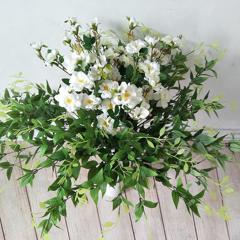 Flower Arrangements Silk Roses Wedding Realistic Home Event Decor Gift