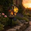 Garden Dragon Lamp Solar Light, Outdoor Statue Lamp, Figurine Magical Yard Pathway Fantasy Lawn Ornament, Unique Gift for Lovers Decor