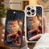 Phone Case: 2D flat, suitable for iPhone 18, 17, 16, 15, 14, 13 Pro protective case, Magical Santa Claus, Christmas and Halloween, perfect holiday gif
