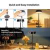 Solar Table Lamp Dimmable LED Desk Lamp Waterproof Cordless Table Lamp Rechargeable Night Lamp for Garden Terrace Camping