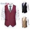 Cozy Up menns fritidsdress dress vest Slim Fit Business Formell vest vest