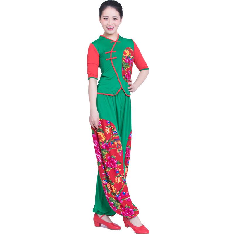 Festive Chinese Folk Dance Performance Costume L