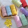 42 Colors 3mm 3-Ply Cotton Cord Pure Cotton 3 Strands Rope Home Tapestry Kids Handmade DIY Macrame Cord