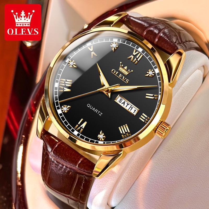 Celebrity Endorsed Women's Dual Calendar Waterproof Quartz Watch