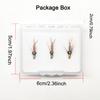 Fly Fishing Flies 9Pcs-3 Boxs Bundle 3 different styles Wet Flies Bait for catching fish like Trout/Bass etc in fresh water