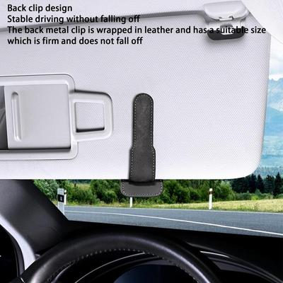 Sonnenblenden-Sonnenbrillenhalter Auto-Brillenhalter Magnetischer Brillenaufhänger-Clip Auto-Sonnenbrillenhalter Sonnenbrillenhalter Doppelclip