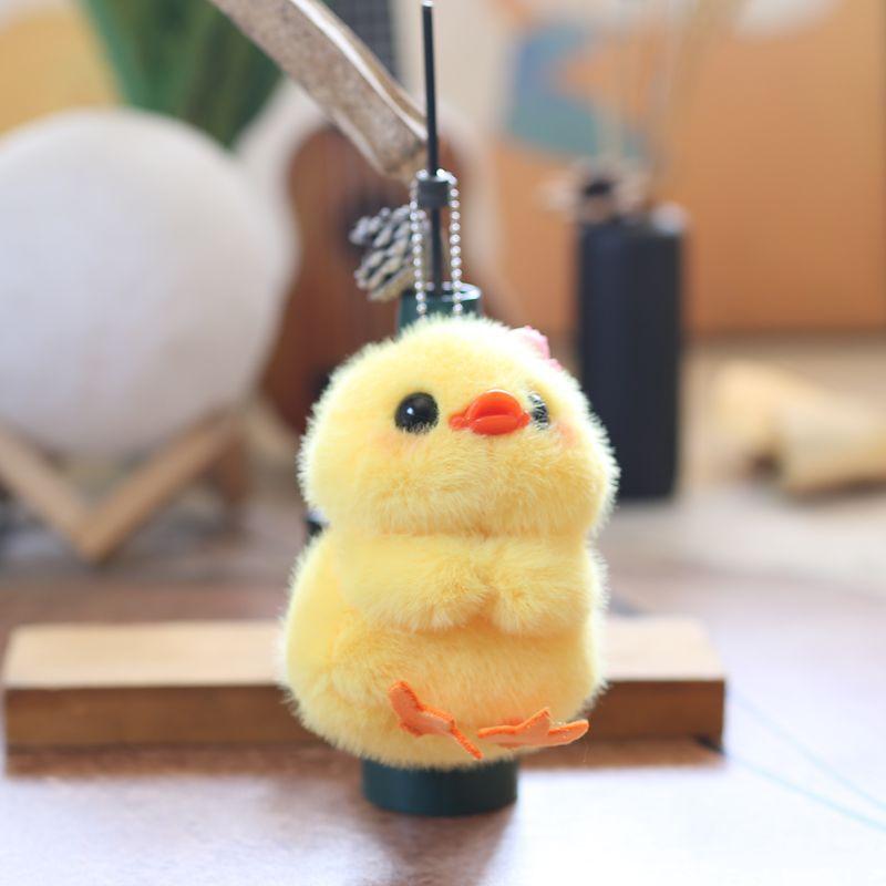 

1Pc Cute Little Duck Pendant, Plush Toy Doll, Bag Pendant, Plush Keychain Pendant