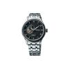Seiko Řada Presage Pilot Mechanický strojek Nerezový řemínek Hodinky Pánské hodinky Černé SSA377J1
