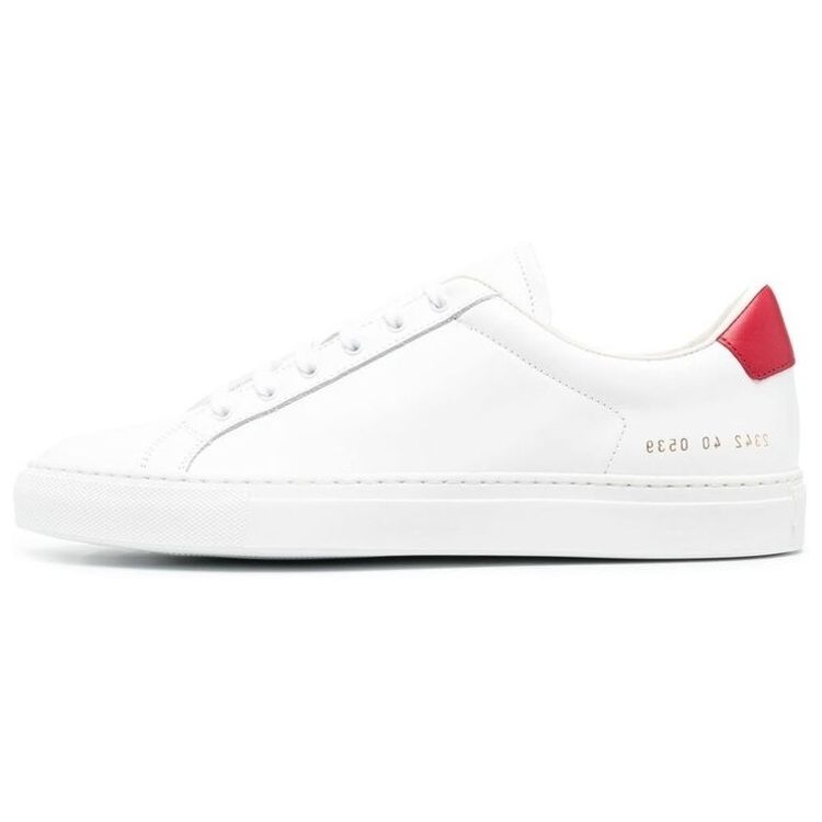 

Кроссовки Common Projects Retro Low White Red Men 2342-0539