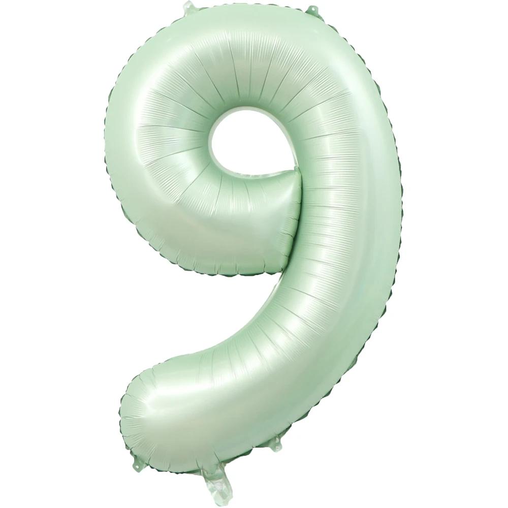 1Pc Large 40inch Number 1-9 Foil Balloons for Kid Boys Girls Crown Happy Birthday Balloon Baby Shower Decor Supplies