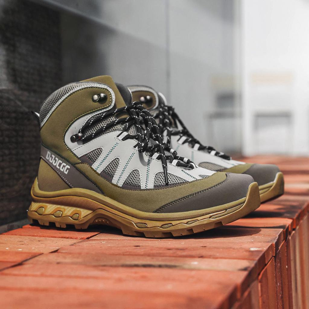 Autumn Mid-help Heavy-duty Hiking Shoes Tactical Boots Cycling Outdoor Non-slip and Wear-resistant Combat Boots