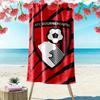 AFC Bournemouth Aufdruck Strandtuch, Großes Weiches Schnelltrocknendes Handtuch für Strand Camping Schwimmen