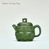 12.5X9.5CM  Classical creativity, pure handmade purple clay pot, home hidden green mud, Ruyi home tea pot chinese tea pot