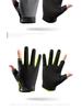 Summer Thin Non-Slip Anti-Stab Fishing Gloves with Exposed Two Fingers for Lure, Casting, Baiting, and Sea Fishing