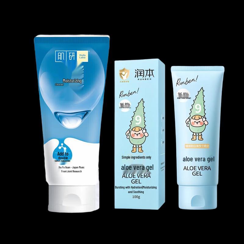 

Mentholatum Hada Labo Hydrating Cleanser & Aloe Gel Duo Set