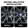4 stk 56mm Aluminiumslegering Bil Hjul Senter Dekal Nav Klistremerke For Mercedes Benz GLE GLC A B C E Klasse W176 W246 W205 W213 AMG Bilstyling