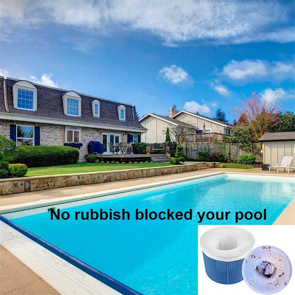 Pool Skimmer Socks, Pool Savers Socks Net For Skimmer Basket, Pool Filter Sock Net Ultra Fine Mesh Screen Liner For Inground Or Above Ground Pool