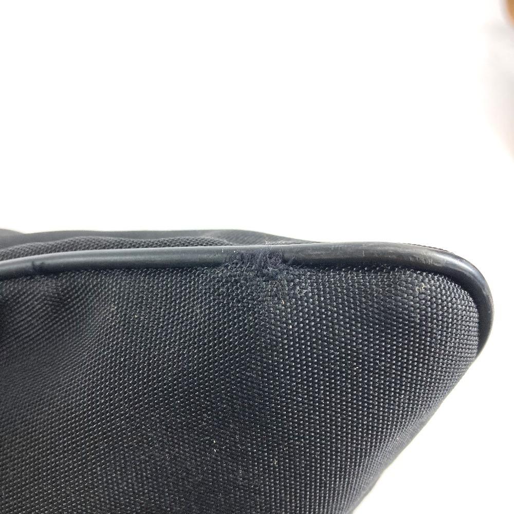Gucci 181067 GG Logo Bag Crossbody Shoulder Bag Nylon Black
