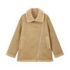 ELLE KIDS Girls' Faux Suede A-Line Winter Jacket