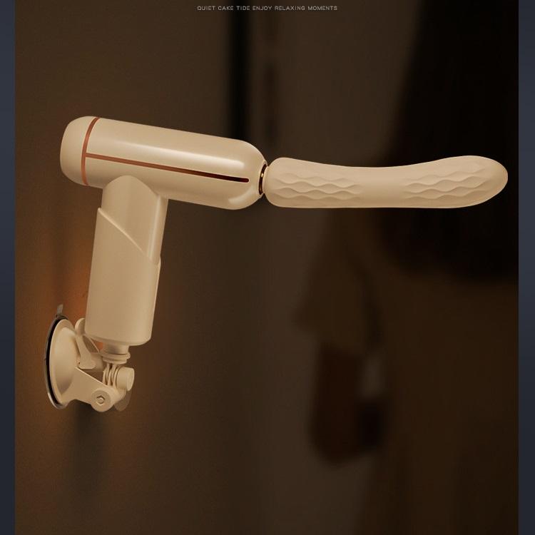 Inteligentní automatická penicová erotická hračka 2 v 1 Elektrický stroj na sex pro ženy 32 Frekvence nahoru a dolů Přítlačný vibrátor Dildo + Masážní přístroj pro relaxaci svalů