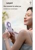 USB Rechargeable Portable Mini Desktop Fan with Digital Display and High-Speed Semiconductor Cooling