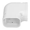 90 Degree Flat Elbow Line Cover PVC Mini AC Flat Elbow Line Cover for 1 To 2 Horsepower Air Conditioner
