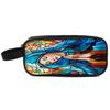 Virgin Mary Print Double Layered Pencil Bag with 3D Cartoon Design for Boys and Girls School Supplies