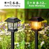 Outdoor Garden 2/6/12PCS Retro Solar Waterproof Signs for Courtyard Solar Lights Landscape Grassland Corridors